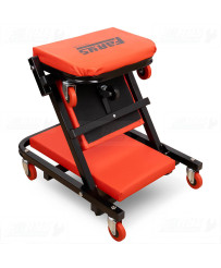 FR9239 Werkstatt- Rollbrett und Hocker 2 in 1 Rot