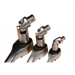 3 - teiliger Kardangelenk Satz 1/4" 3/8" 1/2" CrV